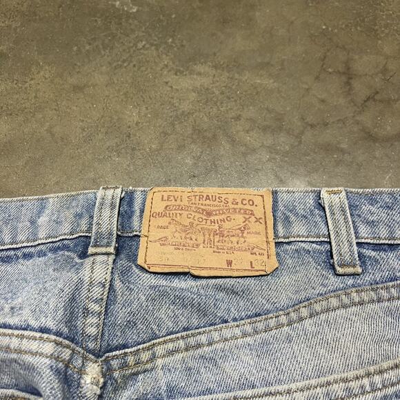 Vintage 80s Levi's 505xx Blue Regular Fit Jeans 30x32 - Picture 5 of 5